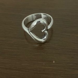 James Avery Retired Abounding Heart sterling silver ring size 7